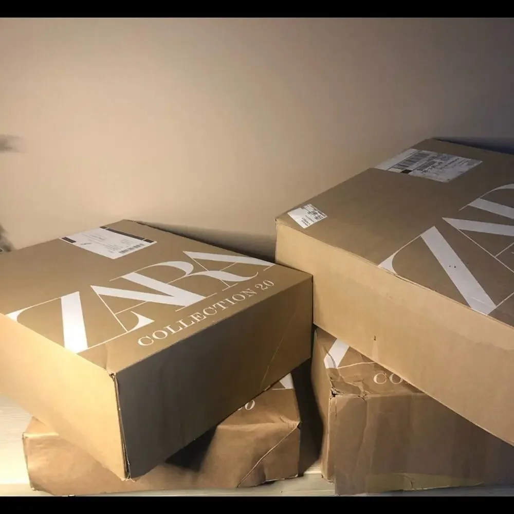 Boxes received at home